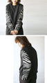 Elegant and relaxed, adult animal style is here. Pleated sleeve top in different materials.