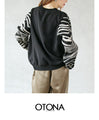 Elegant and relaxed, adult animal style is here. Pleated sleeve top in different materials.