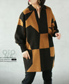 An artistic knit top that looks stylish on its own