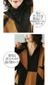 An artistic knit top that looks stylish on its own