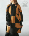 An artistic knit top that looks stylish on its own