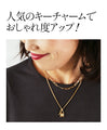 小ぶりで大人可愛い二連ネックレス