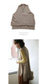 I love this step-up oversized knit vest