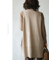 I love this step-up oversized knit vest