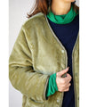 Quilted and fleece reversible outerwear