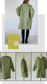 Quilted and fleece reversible outerwear