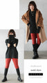 Various arrangements of knitwear with arm warmers