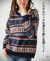 Nostalgic and warm knit pattern