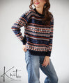 Nostalgic and warm knit pattern