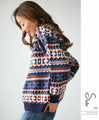 Nostalgic and warm knit pattern