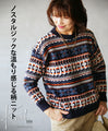 Nostalgic and warm knit pattern