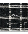 ★A thick, easy-to-use checkered knit outerwear