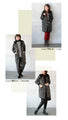 ★A thick, easy-to-use checkered knit outerwear