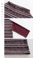 A warm and colorful striped top