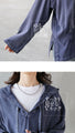 Atmospheric, feminine, denim style