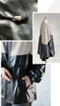 A casual, modern blouson made from different materials