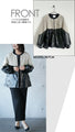 A casual, modern blouson made from different materials