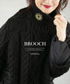 上質な輝きを放つ大人のブローチ
