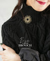 上質な輝きを放つ大人のブローチ