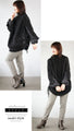 If you're unsure of how to combine different materials to keep you warm, try this versatile black top