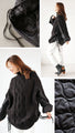 If you're unsure of how to combine different materials to keep you warm, try this versatile black top