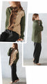 A captivating top in the sophisticated tricolor cardigan