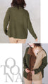 A captivating top in the sophisticated tricolor cardigan