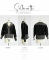 Ribbed, bicolor, warm, carefully crafted large collar knit