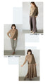 A knit top with exquisite color combinations for adults