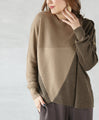 A knit top with exquisite color combinations for adults