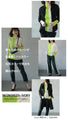 A pullover top with a colorful accent that can be worn as the main piece or layered.