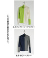 A pullover top with a colorful accent that can be worn as the main piece or layered.