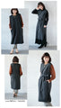 A vest dress with a belt that makes you look stylish