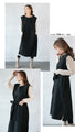 A vest dress with a belt that makes you look stylish
