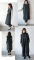 A vest dress with a belt that makes you look stylish