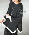 A modified blouse with a flowing hem that catches your eye