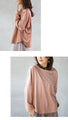 Pastel colors that adults can wear too: A heartwarming suede top in pink