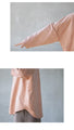 Pastel colors that adults can wear too: A heartwarming suede top in pink