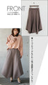 Flared pants with this shape that creates a stylish look