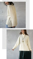 Loosely covered adult collar knit top 