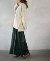 Loosely covered adult collar knit top 