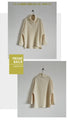 Loosely covered adult collar knit top 