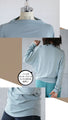 A top with a cutting edge design