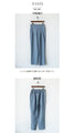 【otonaオリジナル】 サッと穿けて、スタイルアップ タック入りハイライズパンツ