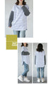 [Otona Original] A classic yet slightly unique piece. Striped top with a split design