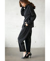 Not too casual, fully pleated two-piece set