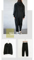 Not too casual, fully pleated two-piece set