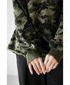 Lightweight, stylish and casual camouflage sweat top