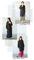 Floating striped sheer long shirt
