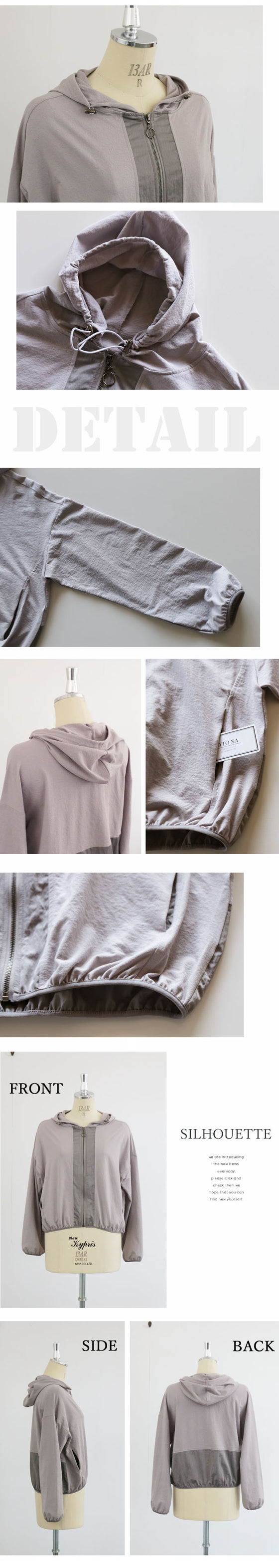 A light outerwear that can be easily put on